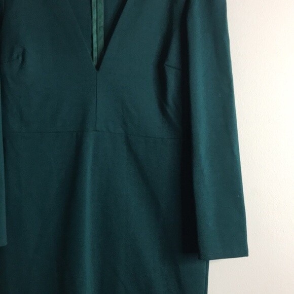 Lulus dark emerald green body-con long sleeve dress size large ladies NWT - Picture 6 of 12